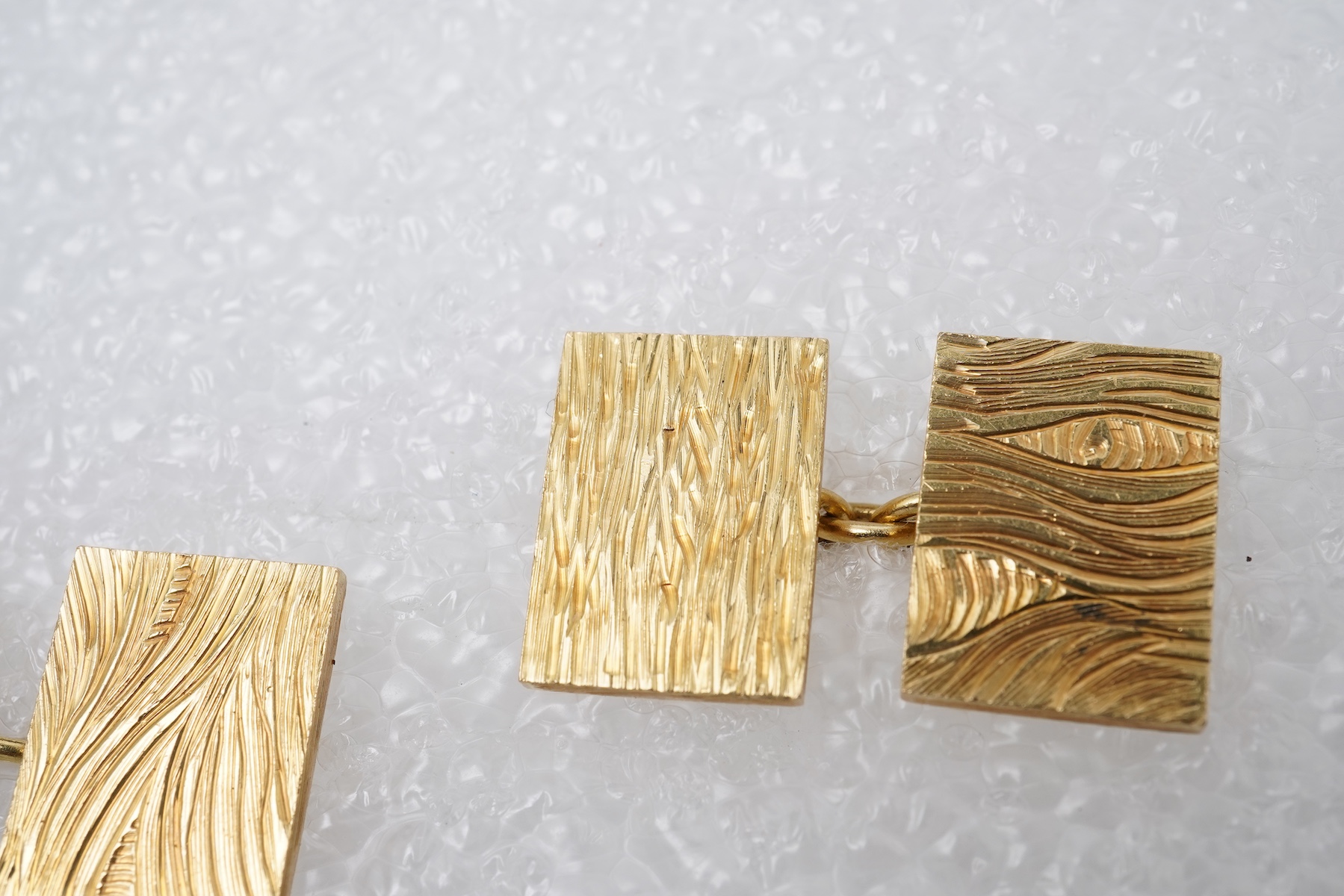 Boucheron, a pair of gold cufflinks, circa 1964
